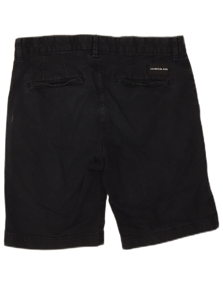 Calvin Klein muške chino kratke hlače W30 srednje tamnoplavi pamuk