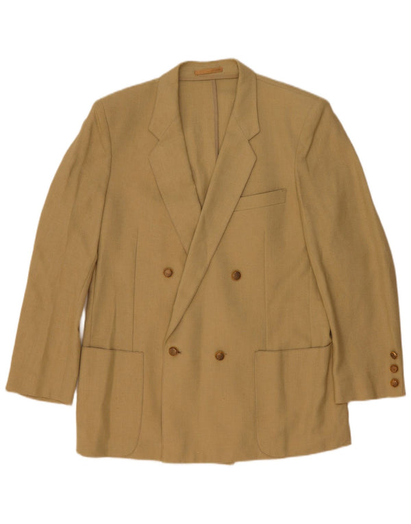 Vintage muška jakna s dvostrukim kopčanjem UK 44 2XL bež