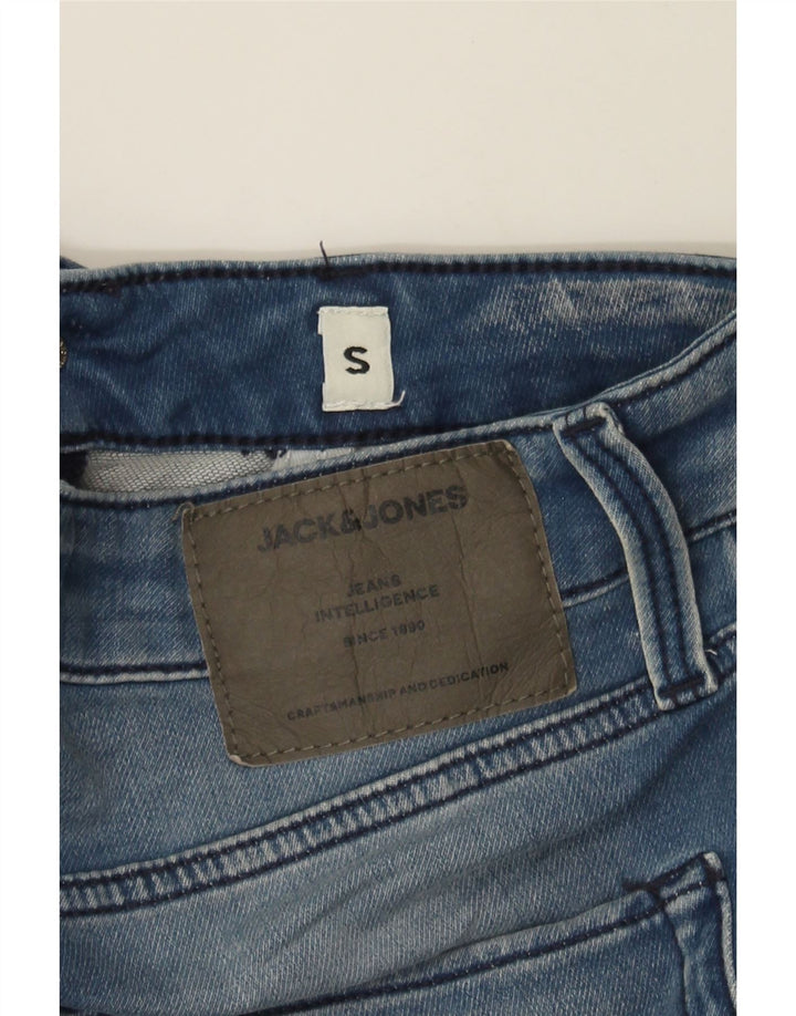 JACK & JONES Mens Denim Shorts Small W28 Blue Cotton Vintage Jack & Jones and Second-Hand Jack & Jones from Messina Hembry 