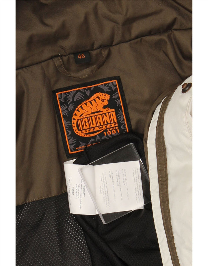 Ženska vjetrovka s kapuljačom IGUANA EU 46 XL u bijeloj boji