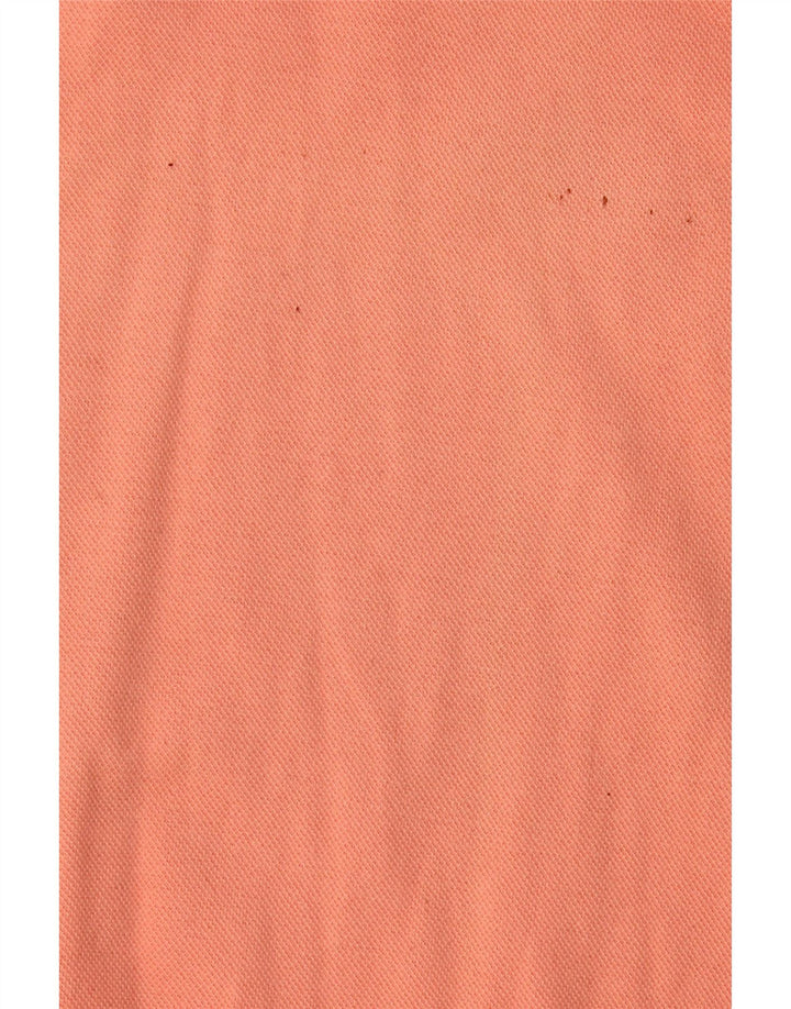 SERGIO TACCHINI Mens Polo Shirt IT 52 Large Orange Cotton Vintage Sergio Tacchini and Second-Hand Sergio Tacchini from Messina Hembry 