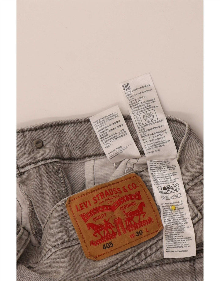 Levi's muške 405 traper kratke hlače W30 srednje sivi pamuk