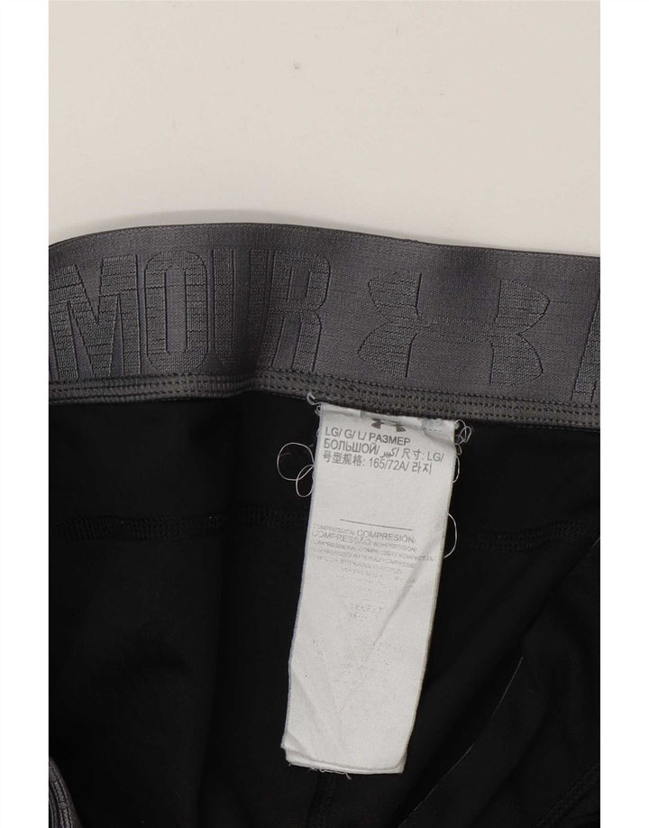 Under Armour ženske kapri tajice UK 16 veliki crni poliester
