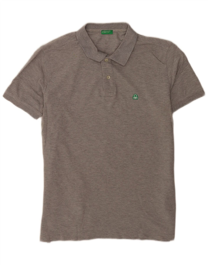 Benetton muška polo majica Large Grey Pamuk