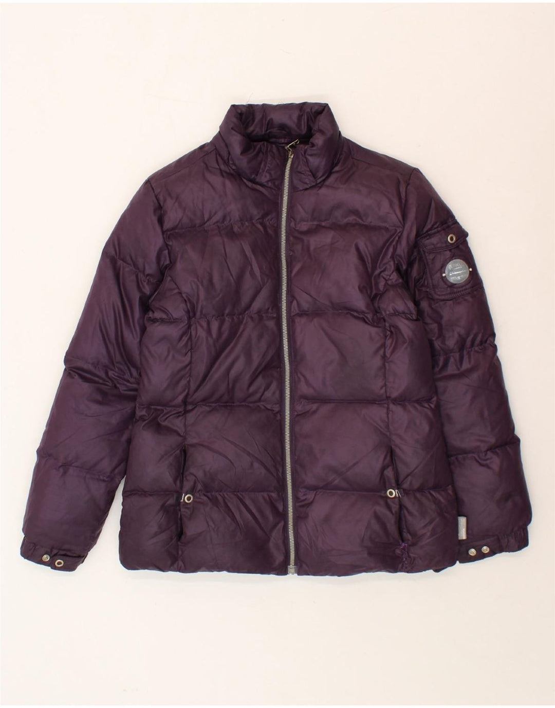 CHAMPION Girls Padded Jacket 11-12 Years Large Purple Vintage Champion and Second-Hand Champion from Messina Hembry 