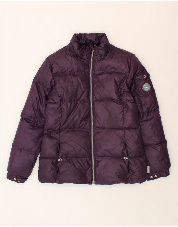 CHAMPION Girls Padded Jacket 11-12 Years Large Purple Vintage Champion and Second-Hand Champion from Messina Hembry 