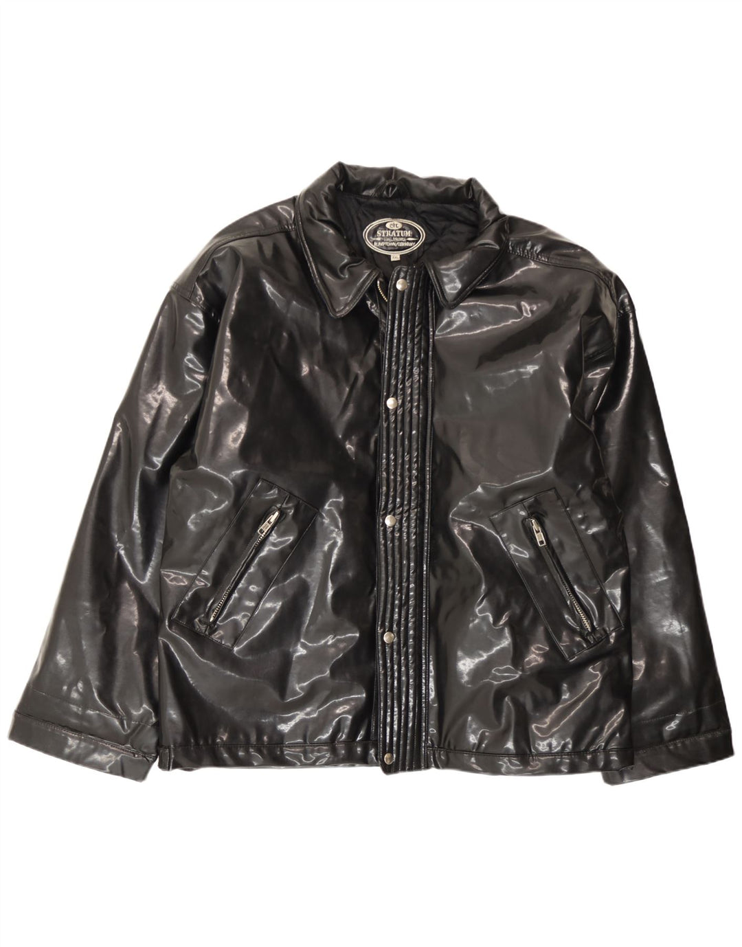 Vintage muška bomber jakna UK 44 2XL crna
