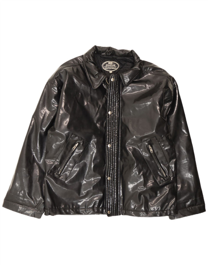 Vintage muška bomber jakna UK 44 2XL crna