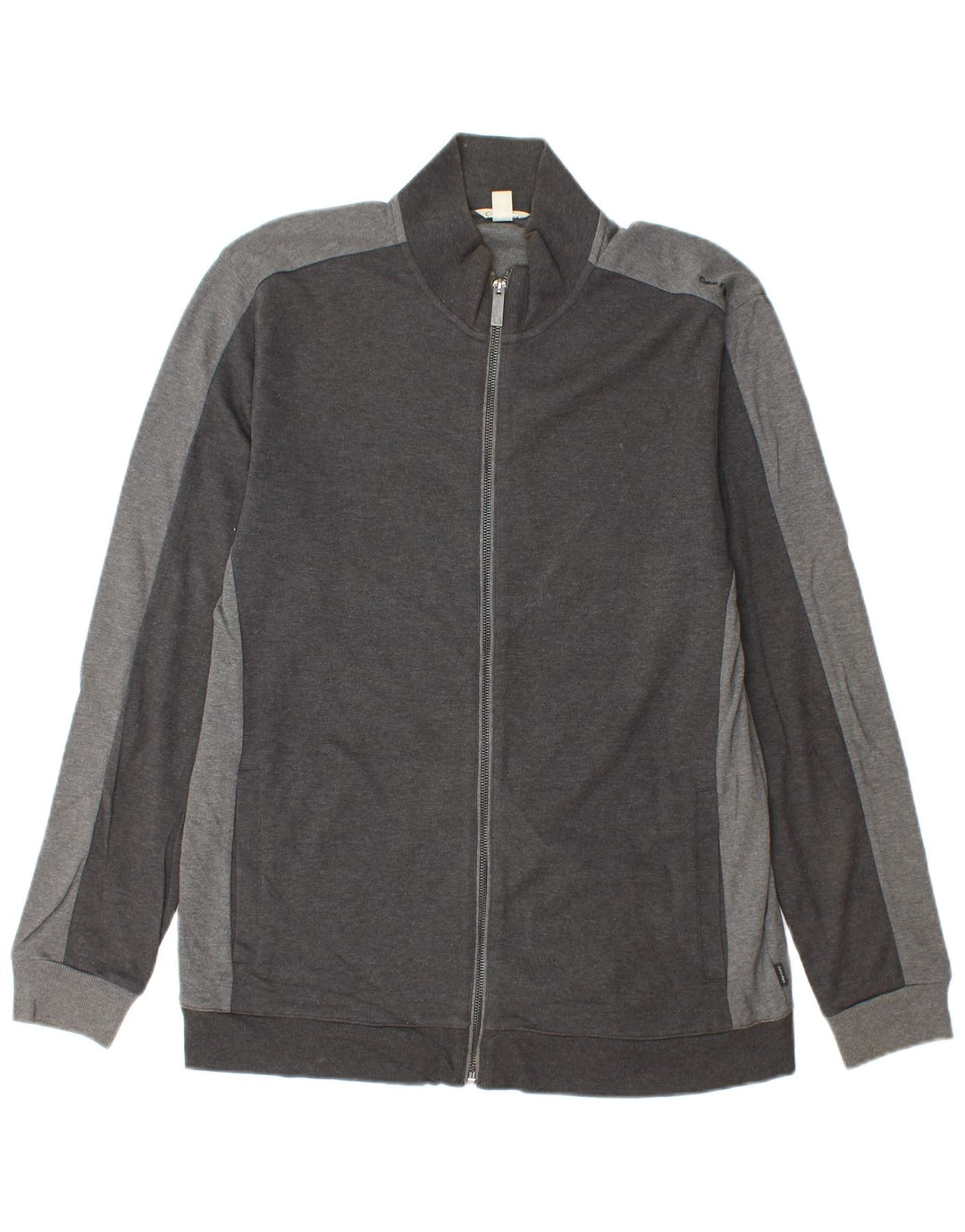 CALVIN KLEIN Muška trenirka Gornja jakna velika siva pamučna