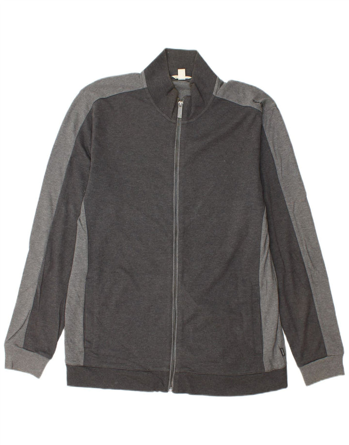 CALVIN KLEIN Muška trenirka Gornja jakna velika siva pamučna