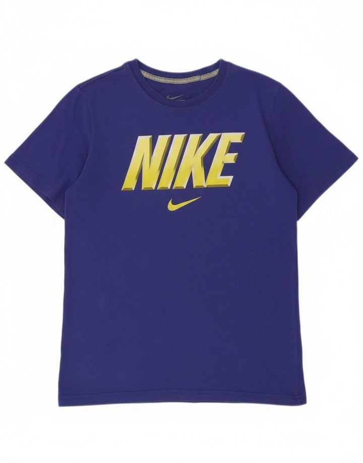 Nike Boys Graphic T-Shirt Top 10-11 Years srednje ljubičasta