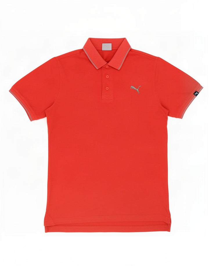 Puma muška polo majica mala crvena pamučna