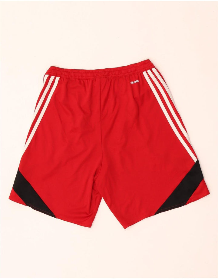 ADIDAS muške sportske kratke hlače Climalite male crvene boje od poliestera