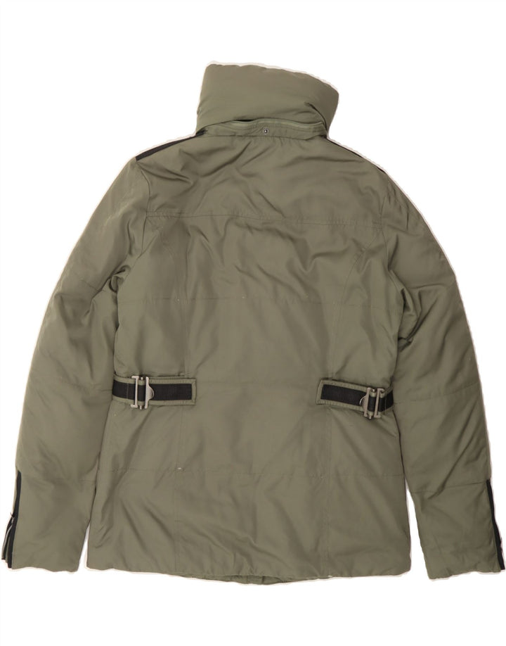 INVICTA Womens Windbreaker Jacket UK 10 Small Grey Colourblock Polyester Vintage Invicta and Second-Hand Invicta from Messina Hembry 