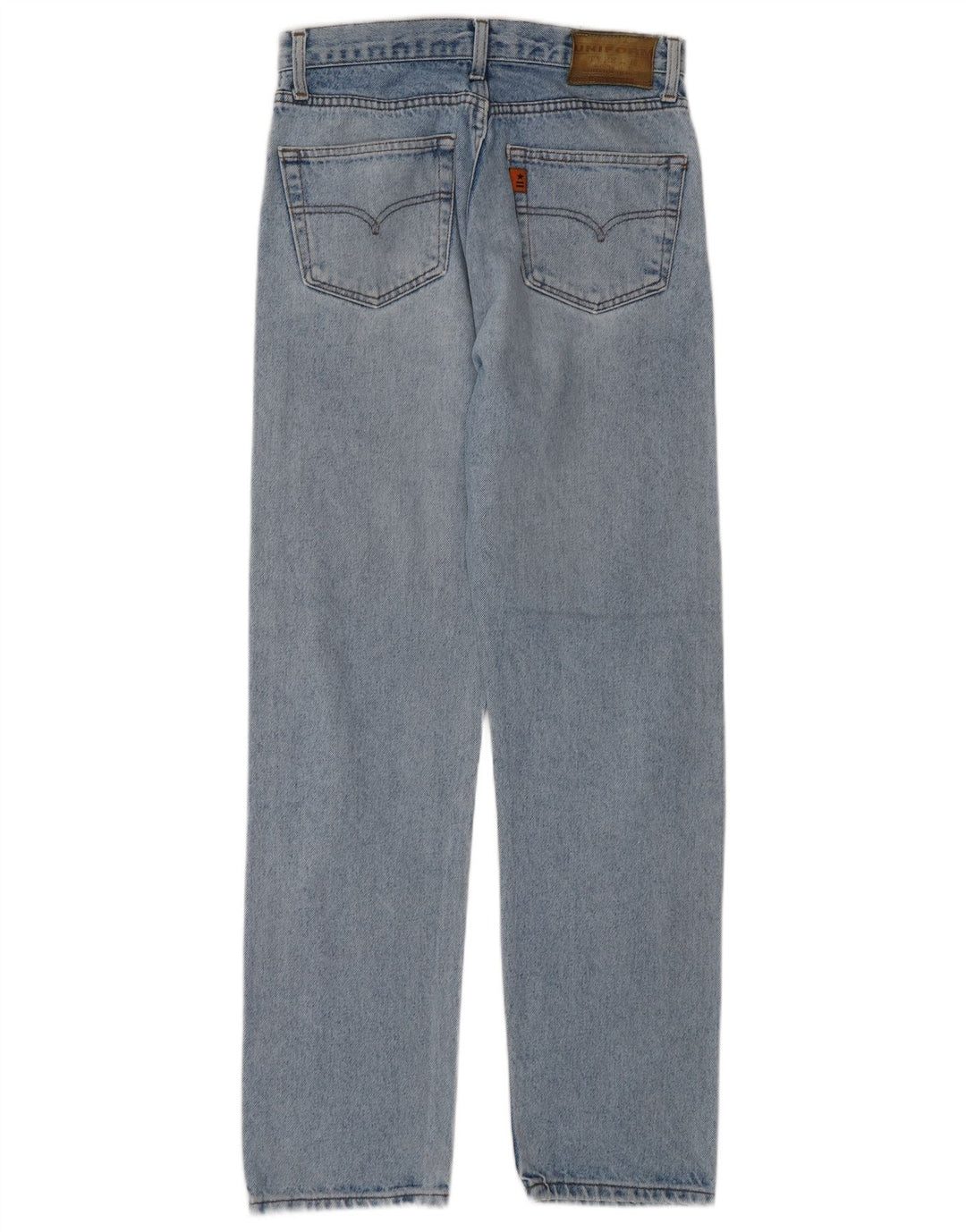 Uniforma muške ravne traperice W31 L30 plavi pamuk