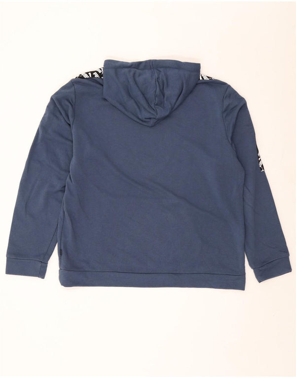 Puma muška majica s kapuljačom XL, plavi pamuk