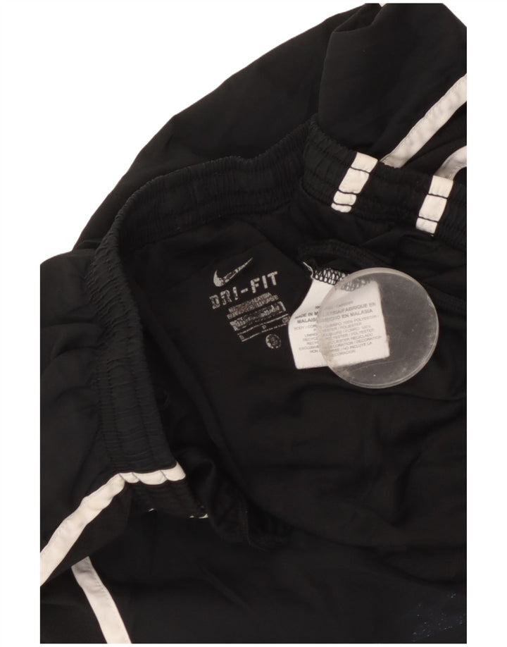 Nike Ženske Dri Fit Sportske Kratke Hlače UK 10 Mali crni poliester