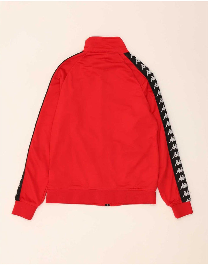 Ženska trenirka Kappa Graphic Full UK 10 Small Red Colourblock Poliester