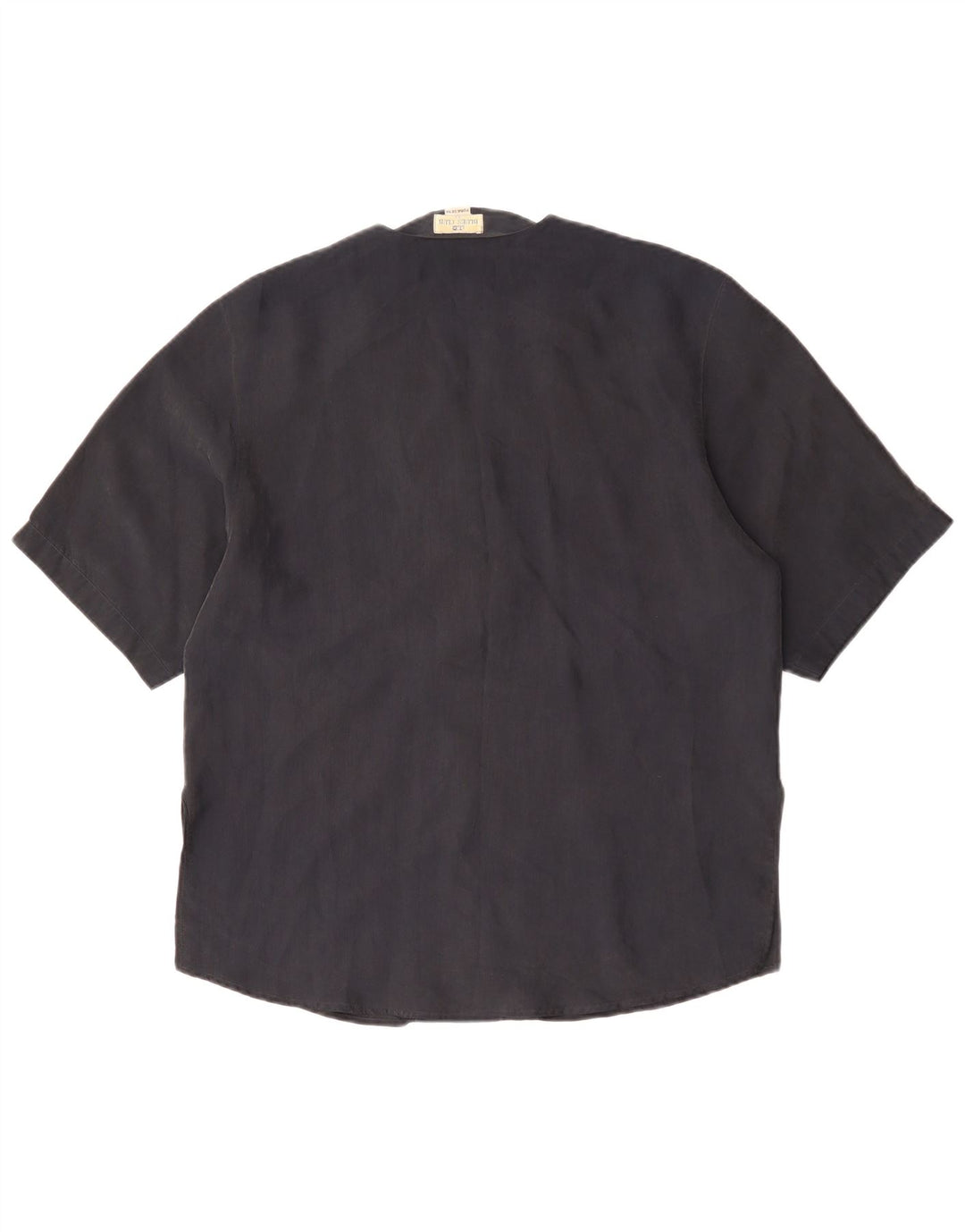 BLUE CLUB Ženska bluza košulja kratkih rukava IT 42 Srednja crna svila