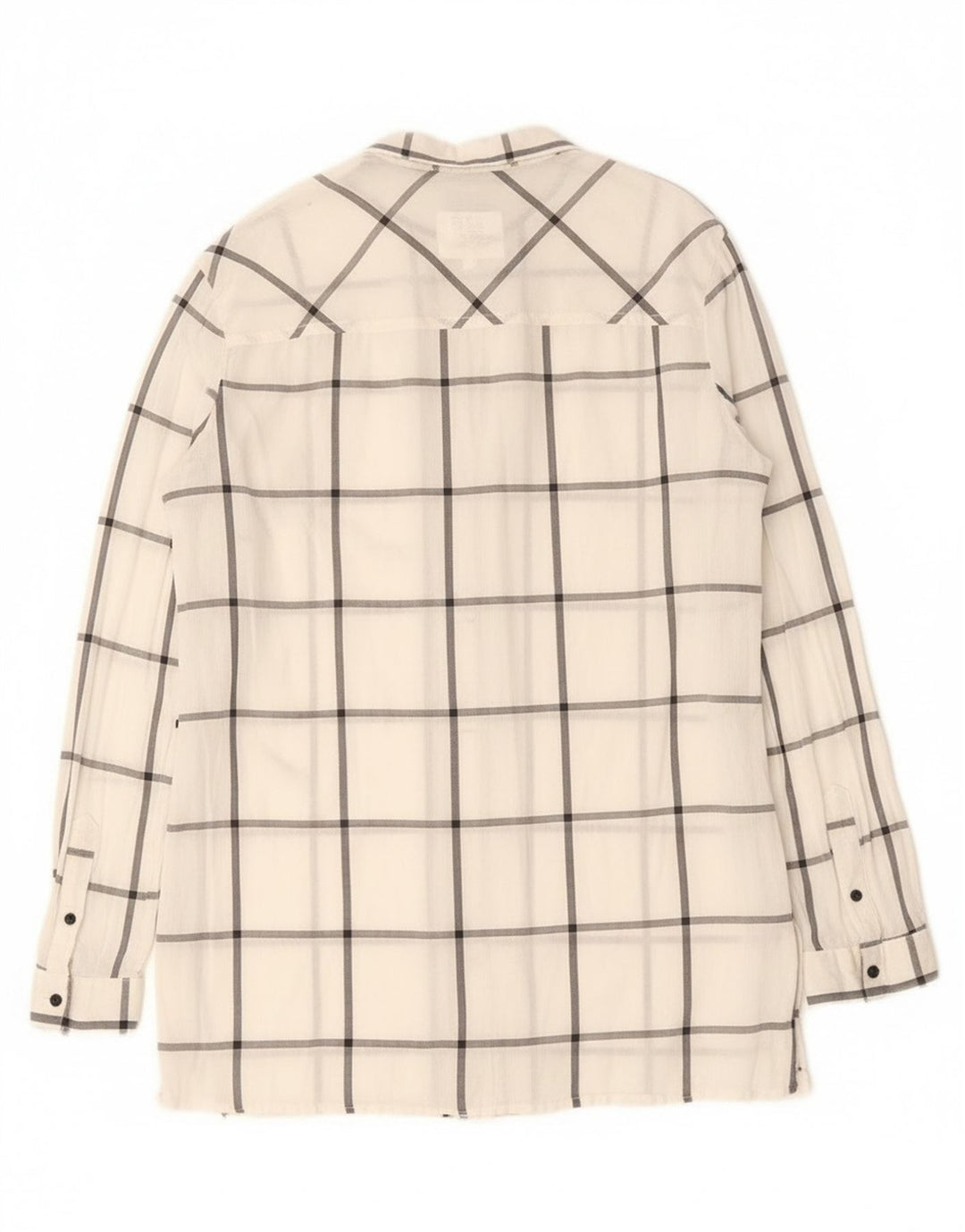 Ženska košulja Brugi UK 14 Srednje bijeli karirani pamuk