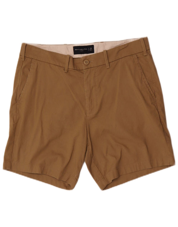 Abercrombie & Fitch muške chino kratke hlače W33 srednje bež pamuk