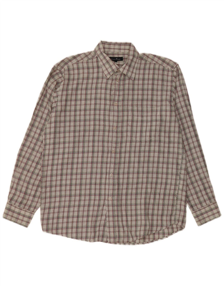 JAMES PRINGLE Muška košulja Srednje raznobojni karirani poliester