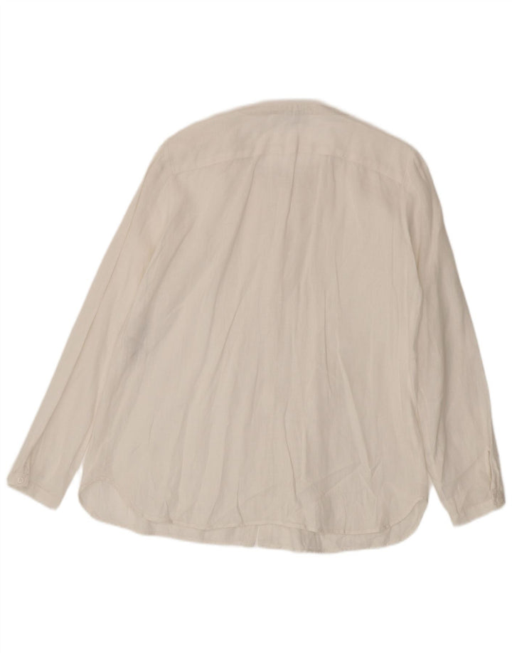 Marella ženska prevelika košulja bluza UK 10 Small White Linen