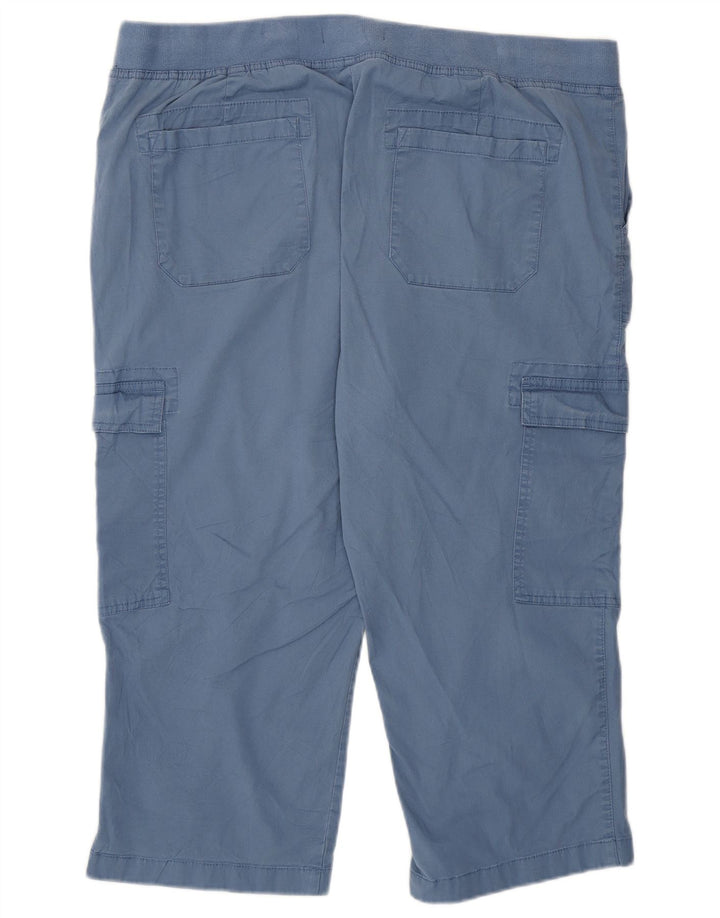 Chaps ženske kapri trenirke hlače UK 18 XL plavi pamuk