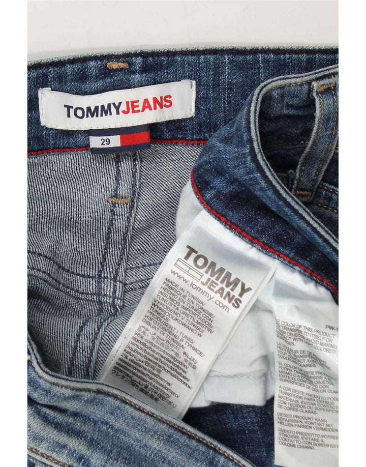 Tommy Hilfiger muške traper kratke hlače W29 male plave boje pamuka