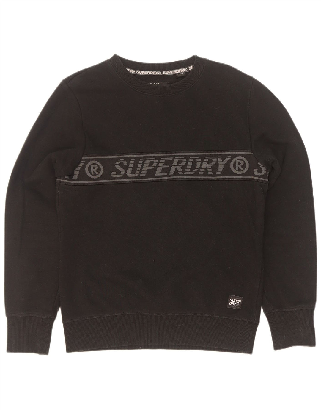 Superdry muška majica s grafičkim motivima Mali crni pamuk