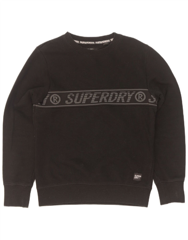 Superdry muška majica s grafičkim motivima Mali crni pamuk