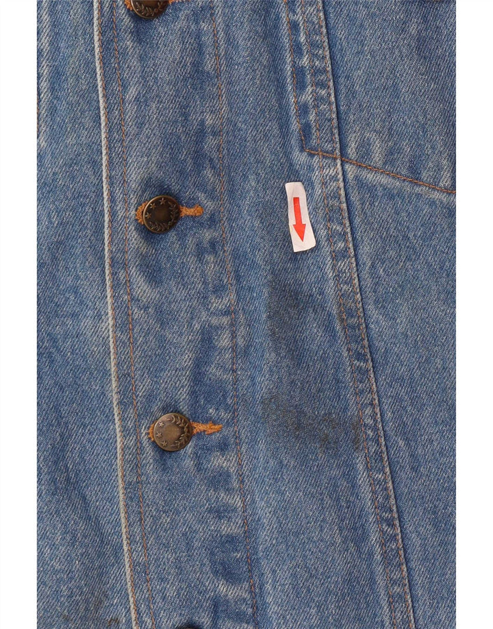 Marcel Clair Muška traper majica UK 40 Large Blue Cotton
