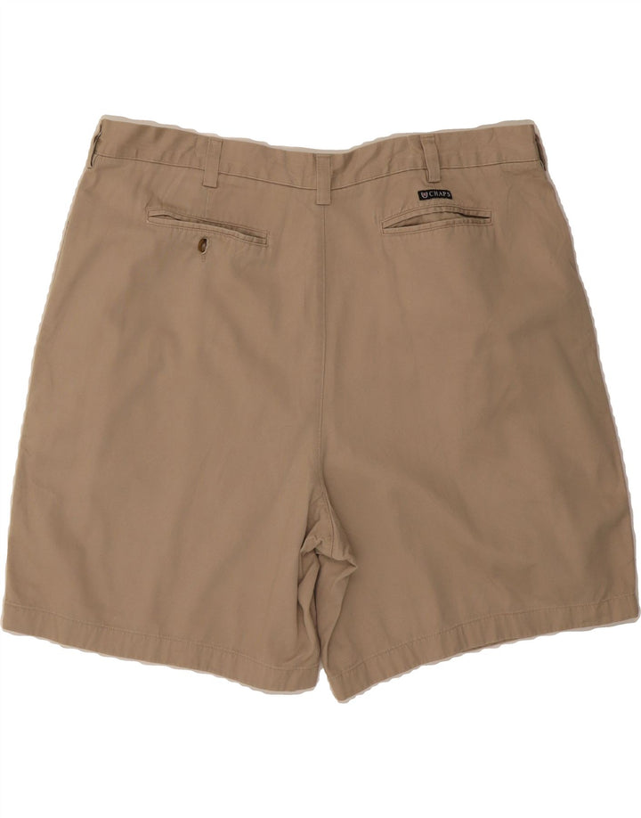CHAPS Mens Pegged Chino Shorts W44 2XL Beige Cotton Vintage Chaps and Second-Hand Chaps from Messina Hembry 