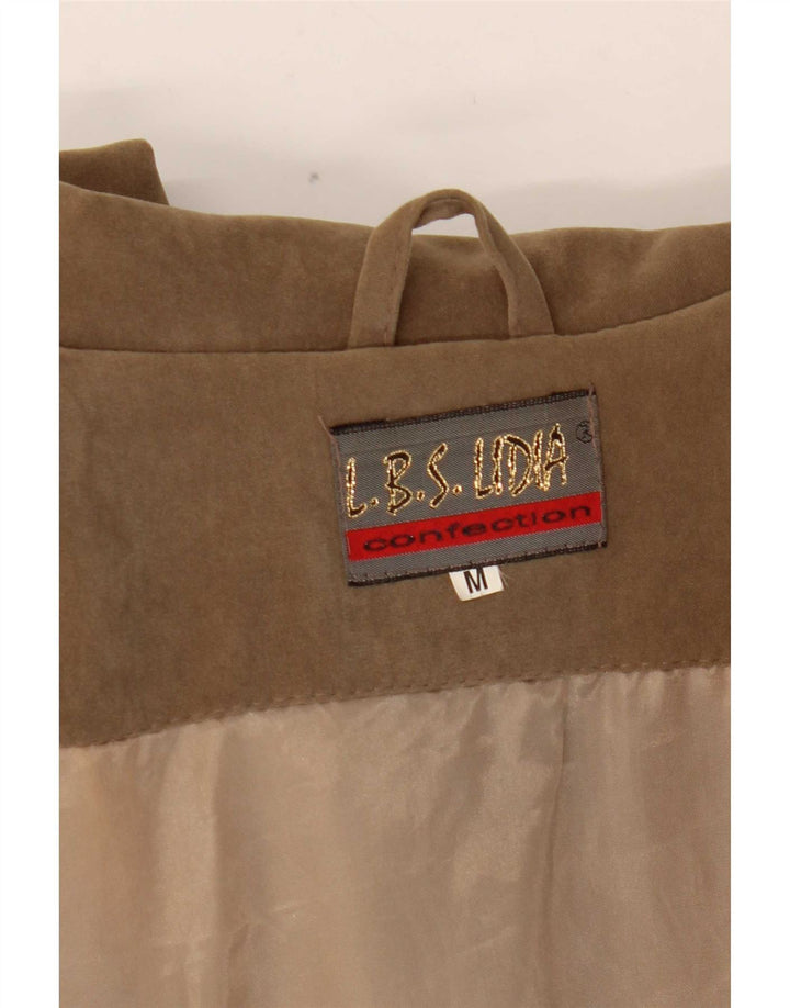 Vintage ženska biciklistička jakna UK 14 srednje kaki boje