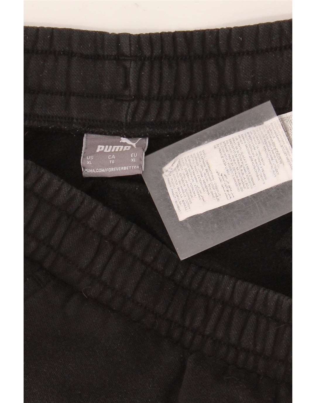 Puma muške trenirke XL crne pamučne hlače