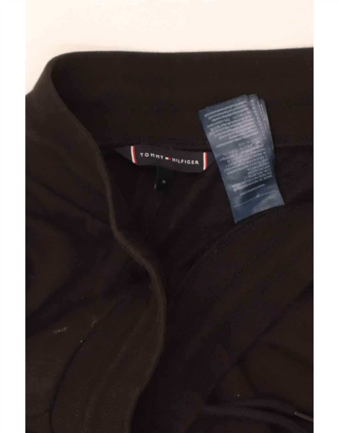 Tommy Hilfiger muške kratke sportske hlače srednje veličine, crni pamuk
