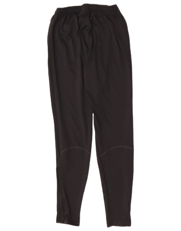 Nike Ženske Dri Fit Trenirke Hlače UK 8 Male crne poliesterske