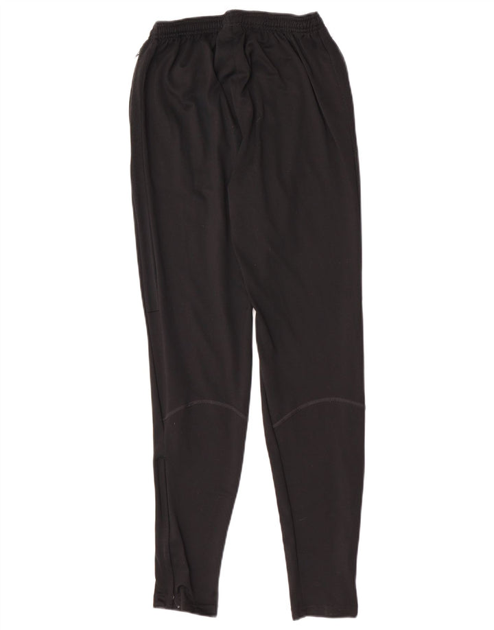 Nike Ženske Dri Fit Trenirke Hlače UK 8 Male crne poliesterske