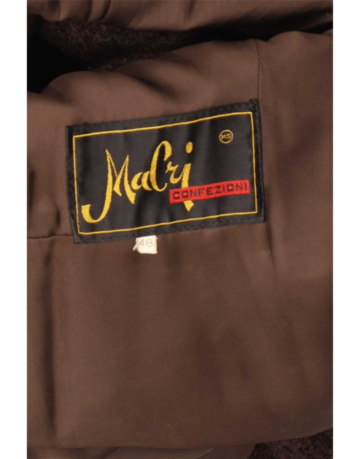 Vintage ženski kaput IT 48 XL smeđi