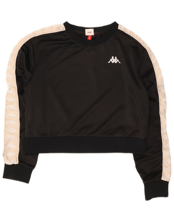 Kappa Ženska kratkotrajna majica s motivom UK 14 velikih crnih blokova