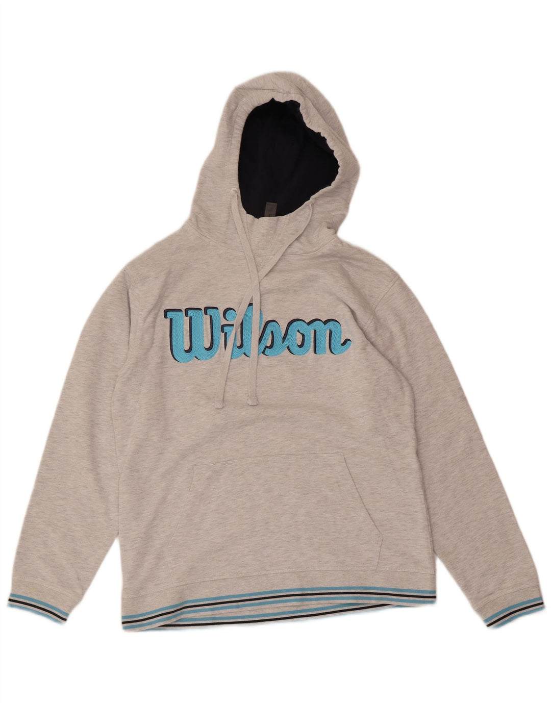 WILSON Muška majica s kapuljačom s kapuljačom, veliki sivi flekasti pamuk