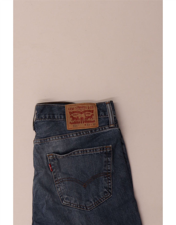 Levi's muške 511 uske traperice W33 L32 plavi pamuk