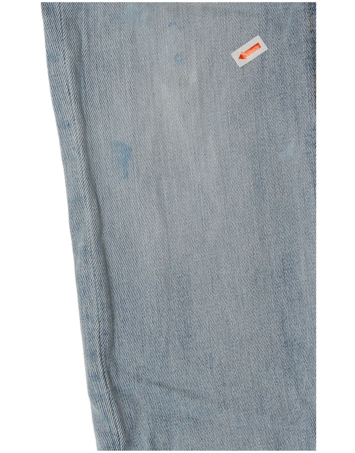 Zara ženske slomljene traperice EU 40 srednje W30 L25 plavi pamuk