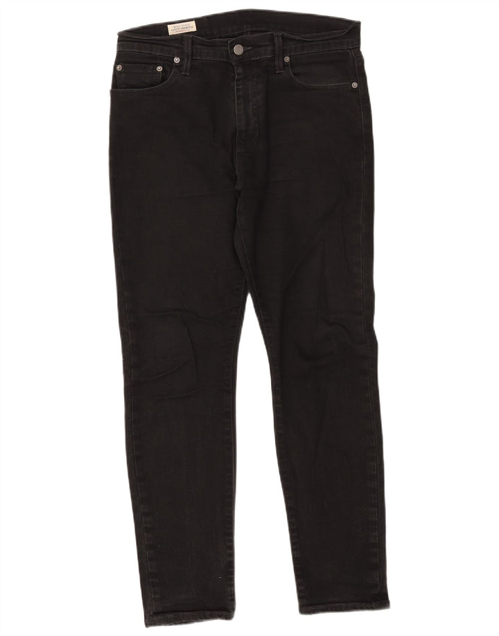 Levi's muške uske traperice W30 L30 crni pamuk