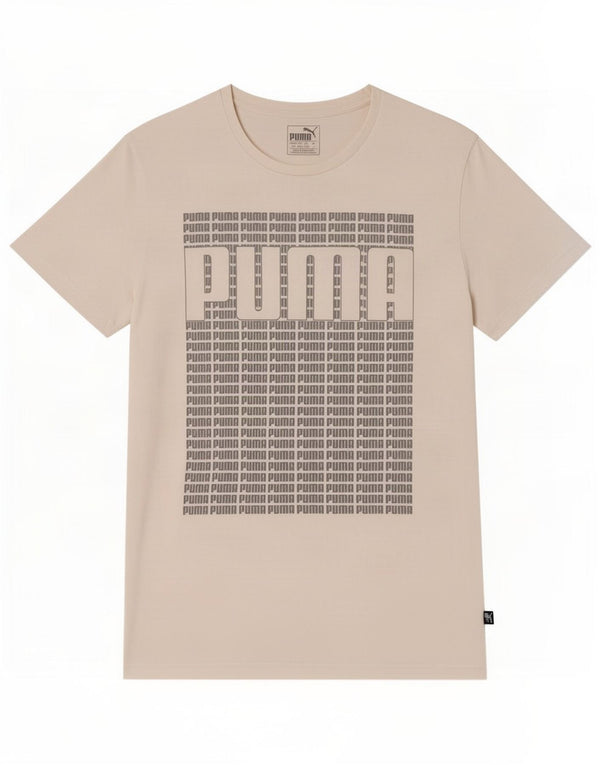 Puma muška majica s grafičkim motivima, veliki bijeli pamuk