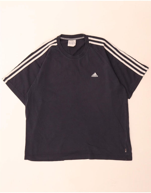Adidas muška majica kratkih rukava velika tamnoplava pamuk