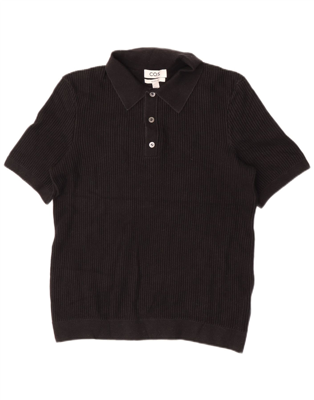 Cos Regular muška polo majica Mala crna pamučna