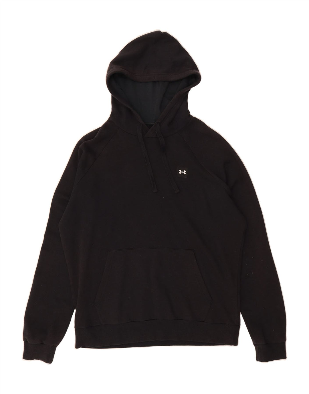 UNDER ARMOUR Mens Hoodie Jumper Medium Black Vintage Under Armour and Second-Hand Under Armour from Messina Hembry 