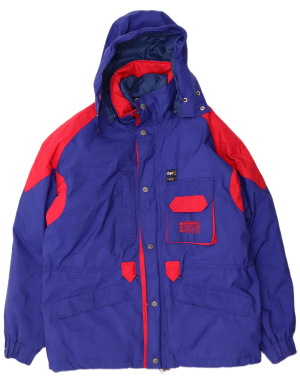 Geo Spirit muška Gore-Tex podstavljena skijaška jakna s kapuljačom IT 52 XL plava boja