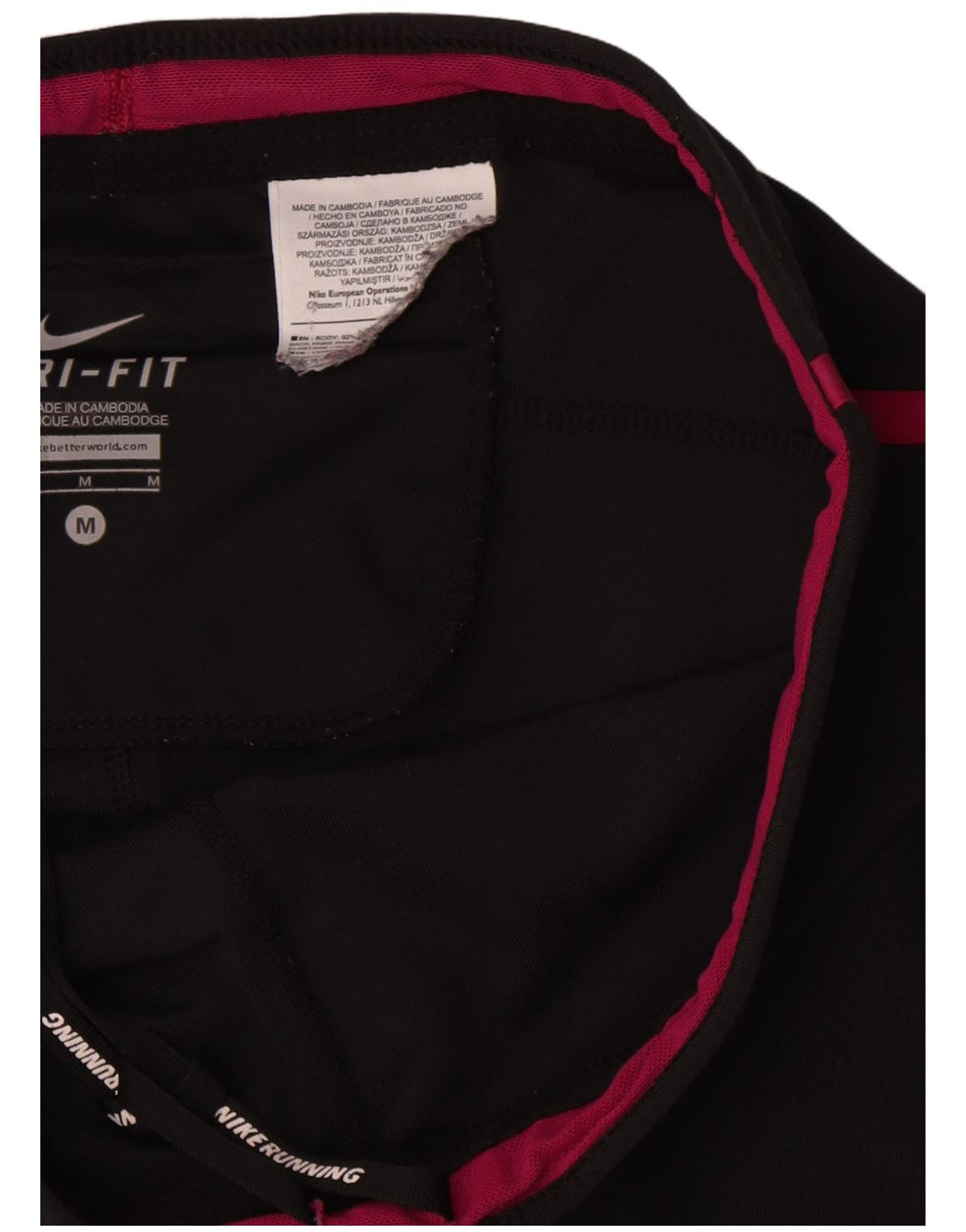 Nike ženske Dri Fit Capri tajice UK 12 srednje crne